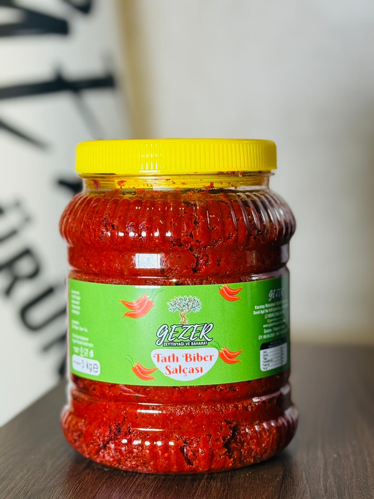 Yöresel Tatlı Biber Salçası